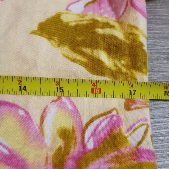 Chadwick's of Boston Floral Midi Dress Yellow/ Pink Size 12 - Picture 9 of 12